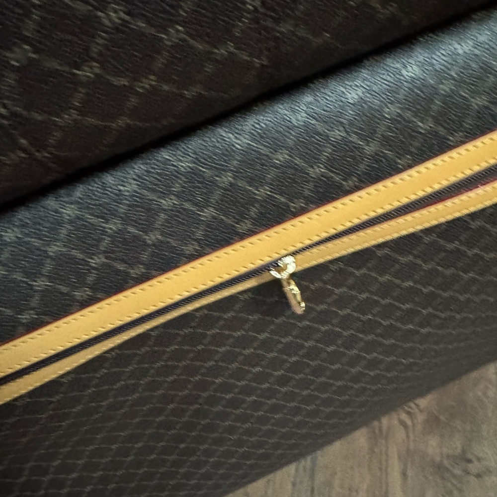 Rioni Large Monogram Leather Luggage - Picture 6 of 16